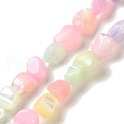 Rainbow Color Dyed Natural Freshwater Shell Beads Strands X1-SHEL-G018-02E-1