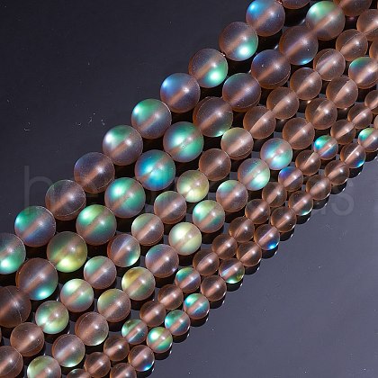 Synthetic Moonstone Beads Strands G-SZ0001-81C-1