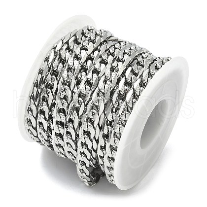 304 Stainless Steel Curb Chains Unwelded CHS-Z005-04P-1