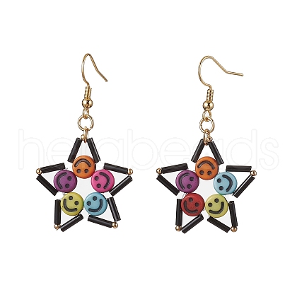 Acrylic Earrings EJEW-TA00458-1