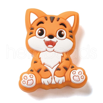 Cat Silicone Focal Beads SIL-B069-01D-1