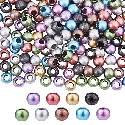 DICOSMETIC 300Pcs Opaque Acrylic Beads FIND-DC0005-87-1