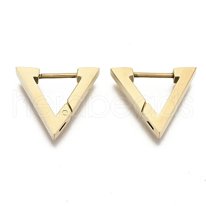 304 Stainless Steel Huggie Hoop Earrings STAS-R115-20G-1