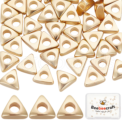 Beebeecraft 60Pcs Brass Beads FIND-BBC0003-47-1