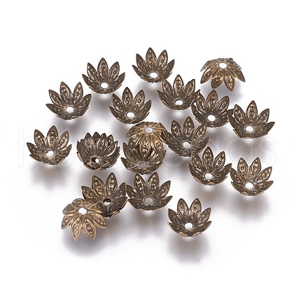 Iron Bead Caps S-IFIN-D030-10x4mm-AB-1