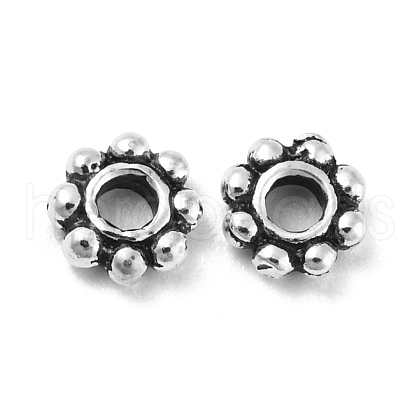 925 Thailand Sterling Silver Spacer Beads STER-D004-01A-AS-1