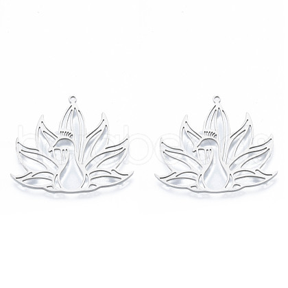 Non-Tarnish 201 Stainless Steel Pendants STAS-N090-LA937-1-1