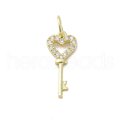 925 Sterling Silver Micro Pave Clear Cubic Zirconia Pendants STER-S010-03A-LG-1