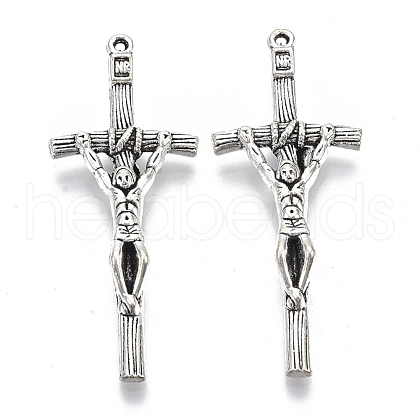 Tibetan Style Alloy Pendants TIBE-N006-51AS-LF-1