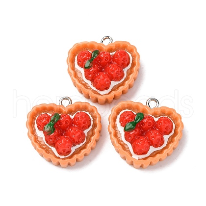 Opaque Resin Pendants CRES-U007-04B-P-1