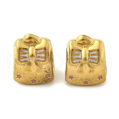 304 Stainless Steel European Beads STAS-D369-11G-1