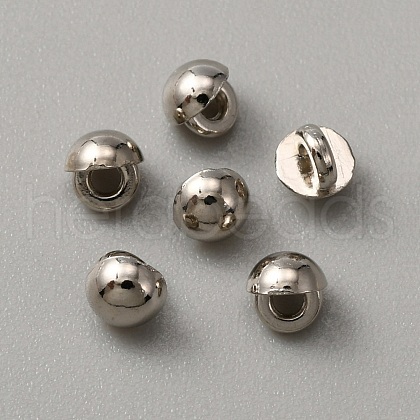 Mini Alloy Shank Buttons BUTT-WH0029-07P-1