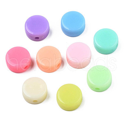 Opaque Acrylic Beads SACR-N014-002-1