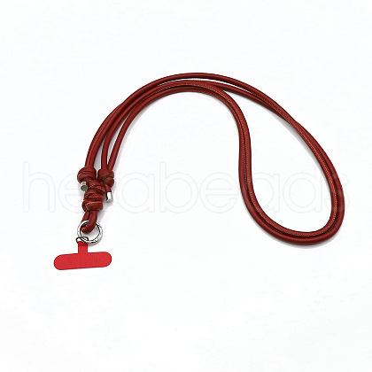 Leather Mobile Straps HJEW-N004-01G-1