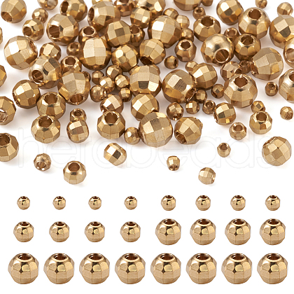 Mega Pet 100Pcs 5 Style Brass Laser Spacer Beads KK-MP0001-02-1