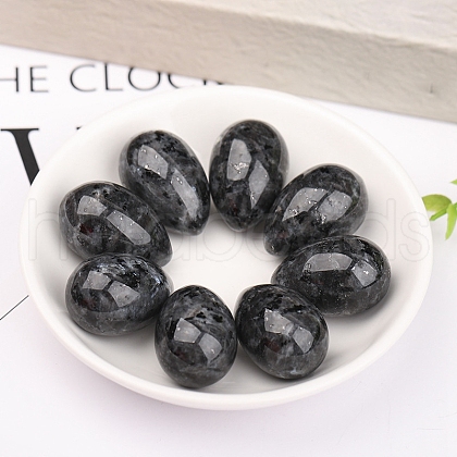 Natural Larvikite Egg Figurines Statues for Home Office Desktop Decoration PW-WG1DC51-34-1