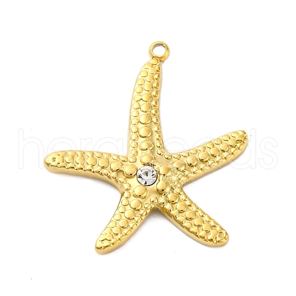304 Stainless Steel Pendants STAS-V004-07G-01-1