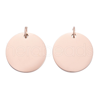 Ion Plating(IP) 304 Stainless Steel Pendants STAS-I311-32G-RG-1