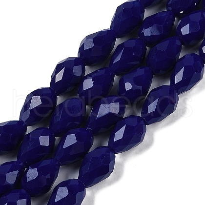 Opaque Solid Color Beads Strands EGLA-N013-P6mm-D03-1