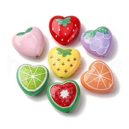 Opaque Acrylic Beads MACR-V001-01-1