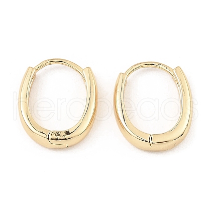 Brass Hoop Earrings EJEW-I289-25A-KCG-1