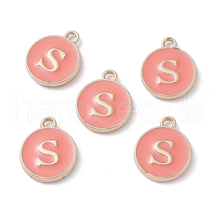 (Defective Closeout Sale Border damaged) Golden Plated Alloy Enamel Charms ENAM-XCP0001-20S-1