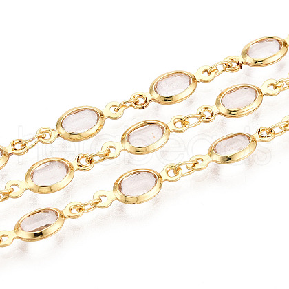 Brass Oval Link Chains CHC-N023-04A-G-1