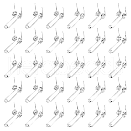 SUPERFINDINGS 30Pcs Canbon Steel Torsion Spring FIND-FH0008-71-1