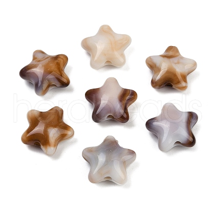 Opaque Acrylic Beads OACR-C022-02-1