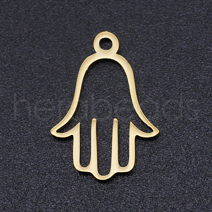 201 Stainless Steel Laser Cut Pendants STAS-S105-T922-2-1