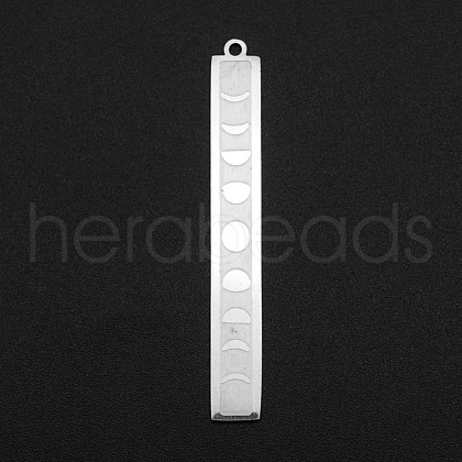 Non-Tarnish 201 Stainless Steel Pendants STAS-S105-LA129-1