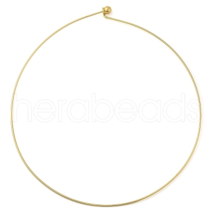 Brass Necklace Making NJEW-H081-G-1