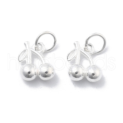 925 Sterling Silver Cherry Charms STER-D302-09S-1