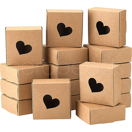 Cardboard Folding Box CON-WH0087-07-1