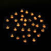 Glow in the Dark Luminous Transparent Glass Seed Beads SEED-YWC0001-01C-7