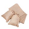 Burlap Packing Pouches Drawstring Bags ABAG-BC0001-04-1