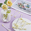 Rope with Plaster Artificial Fzlower Core for Hairpin Accessories DIY-WH20010-10B-4