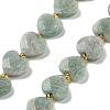 Natural Amazonite Beads Strands G-B044-B14-01-2