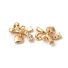 Brass Micro Pave Cubic Zirconia Pendants KK-Z112-11G-2