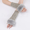 Polyacrylonitrile Fiber Yarn Knitting Fingerless Gloves COHT-PW0001-15H-3
