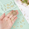Beebeecraft 10Pcs Brass Toggle Clasps KK-BBC0013-28-3