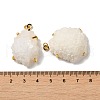 Natural Druzy Quartz Crystal Pendants G-C096-01G-3