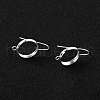 304 Stainless Steel Earring Hooks STAS-F271-01C-S-2