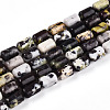 Natural Yellow Turquoise(Jasper) Beads Strands G-N346-01B-15-2