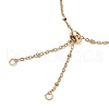 304 Stainless Steel Satellite Chain Slider Bracelet Making AJEW-JB01246-01-2