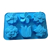 Flower DIY Silicone Soap Molds PW-WG44732-01-2