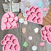 DIY Christmas Theme Food Grade Silicone Molds DIY-CJC0009-04-7