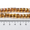Electroplate Glass Beads Strands EGLA-R030-6x6mm-17-2