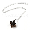 Natural Tiger Eye Pendant Dowsing Pendulums G-Q016-04G-2