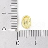 Brass Pave Clear Cubic Zirconia Slide Charms KK-F875-12G-01-3
